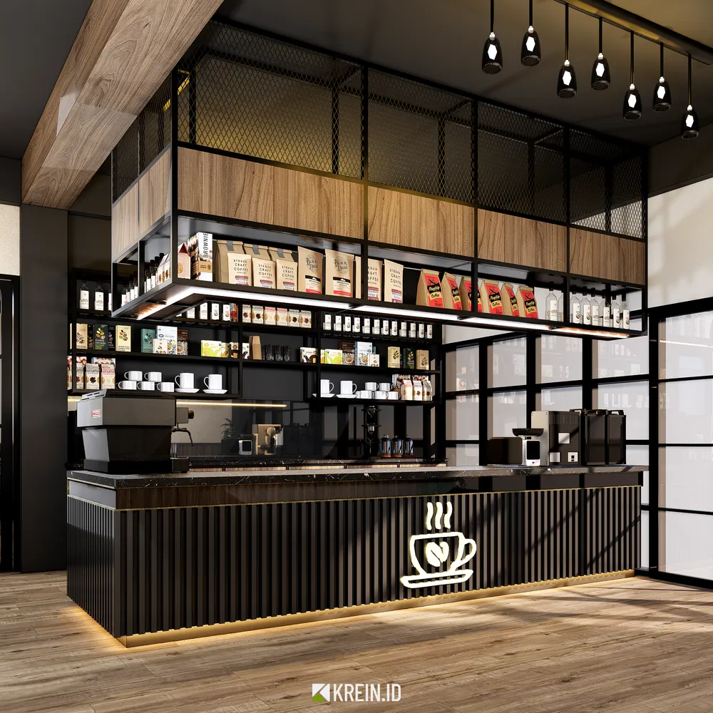 Cafe J Seven — proyek interior oleh KREIN Pekanbaru