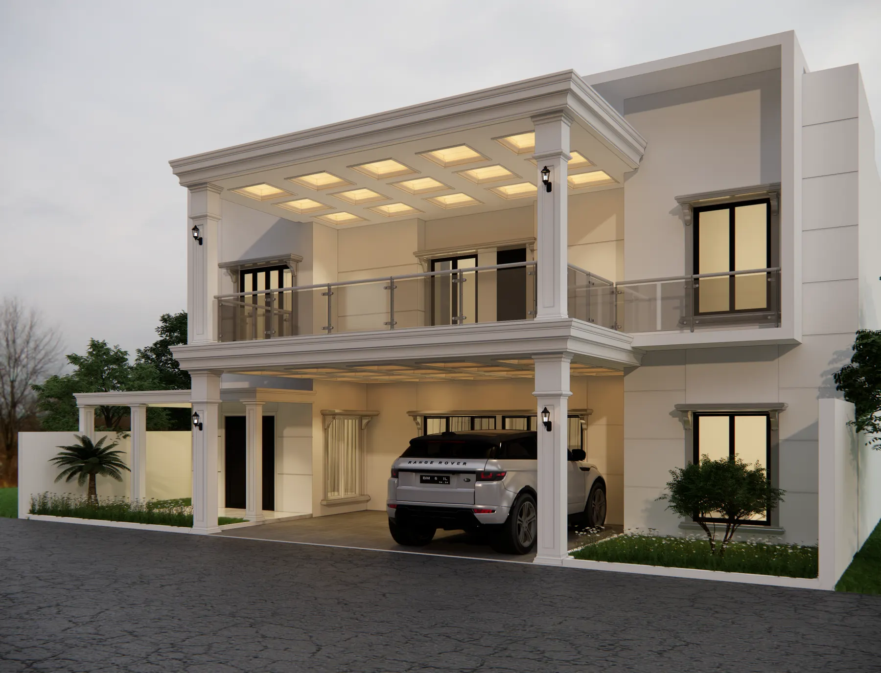 Rumah Mr. WDI  (Exterior) — Design — interior oleh KREIN Pekanbaru