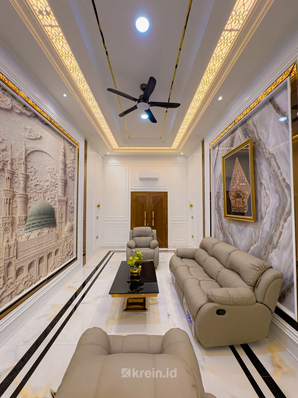 Rumah Tinggal Mr. RI (Guest Room) — proyek interior oleh KREIN Pekanbaru